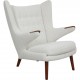 Hans Wegner bamsestol med armlæn af palisander