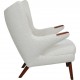 Hans Wegner bamsestol med armlæn af palisander