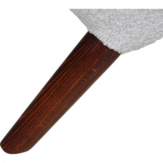 Hans Wegner bamsestol med armlæn af palisander