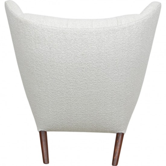 Hans Wegner bamsestol med armlæn af palisander