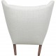 Hans Wegner bamsestol med armlæn af palisander
