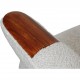 Hans Wegner bamsestol med armlæn af palisander