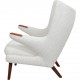 Hans Wegner bamsestol med armlæn af palisander