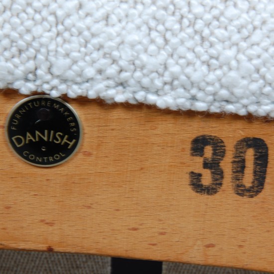 Hans Wegner bamsestol med armlæn af palisander