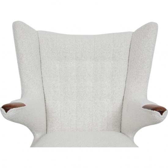 Hans Wegner bamsestol med armlæn af palisander