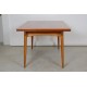 Hans Wegner AT-316 dining table with dutch extensions teak and oak