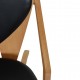 Hans Wegner Butterfly chair of oak and black leather