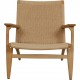 Hans Wegner CH-25 loungestol i oliebehandlet eg