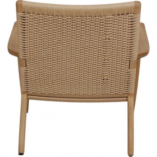 Hans Wegner CH-25 loungestol i oliebehandlet eg