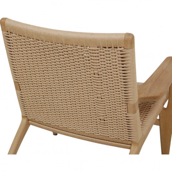 Hans Wegner CH-25 loungestol i oliebehandlet eg