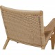 Hans Wegner CH-25 loungestol i oliebehandlet eg