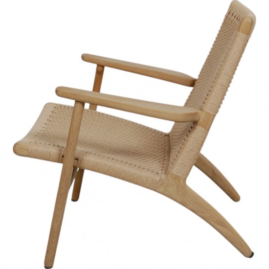 Hans Wegner CH-25 loungestol i oliebehandlet eg