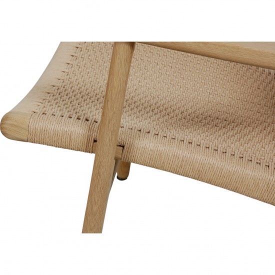 Hans Wegner CH-25 loungestol i oliebehandlet eg