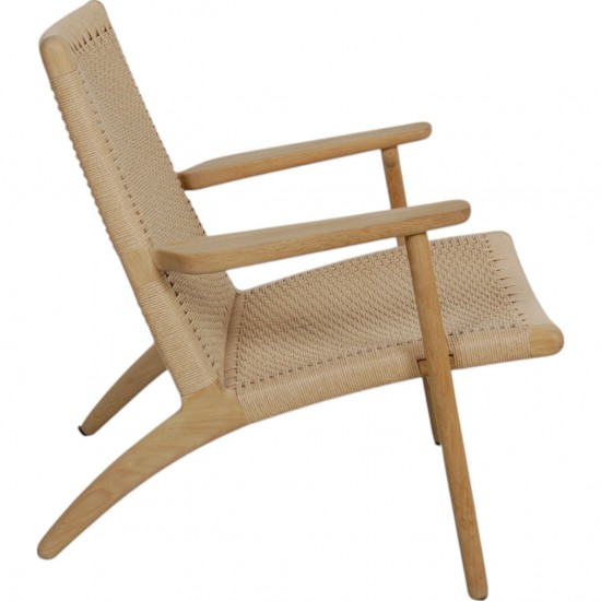 Hans Wegner CH-25 loungestol i oliebehandlet eg