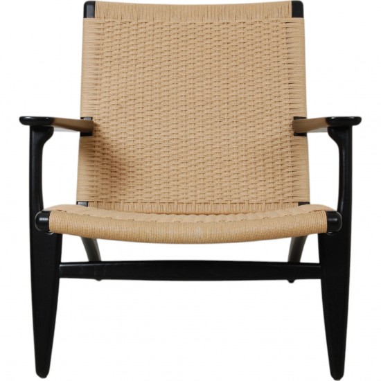 Hans Wegner black Ch-25 chair