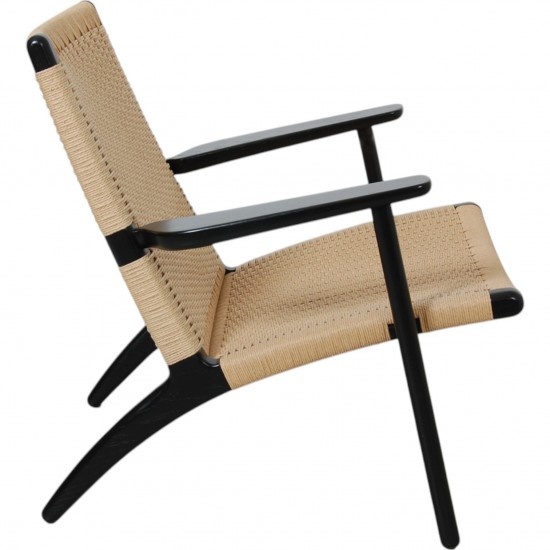 Hans Wegner black Ch-25 chair