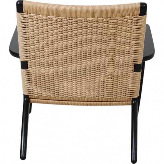Hans Wegner black Ch-25 chair
