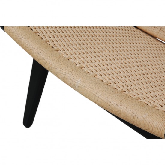 Hans Wegner black Ch-25 chair