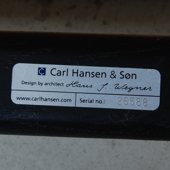 Hans Wegner black Ch-25 chair