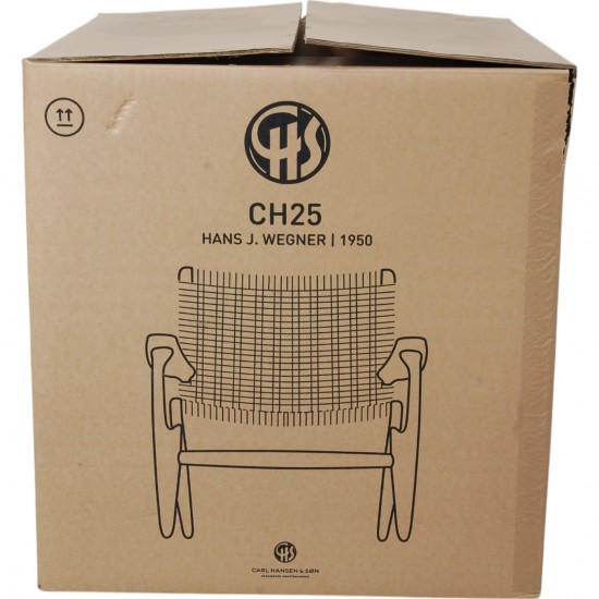 Hans Wegner black Ch-25 chair
