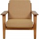 Hans Wegner GE-290 loungestol i eg