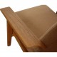 Hans Wegner GE-290 loungestol i eg