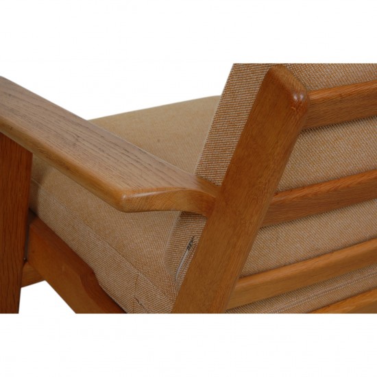 Hans Wegner GE-290 loungestol i eg
