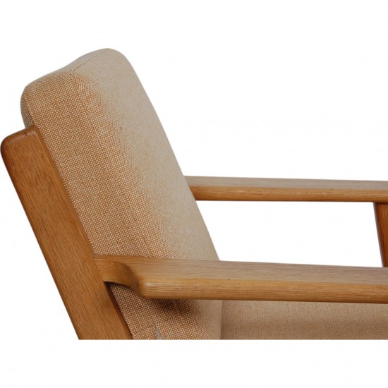 Hans Wegner GE-290 loungestol i eg