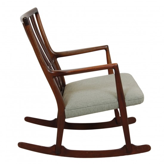 Hans Wegner ML-33 rocking chair in smoked oak