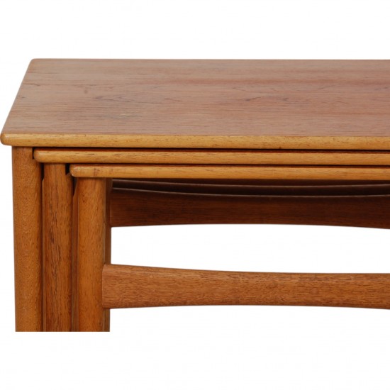 Hans Wegner indskudsborde af teak