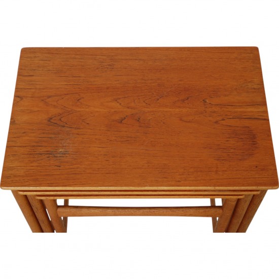 Hans Wegner indskudsborde af teak