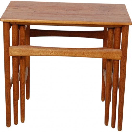 Hans Wegner indskudsborde af teak
