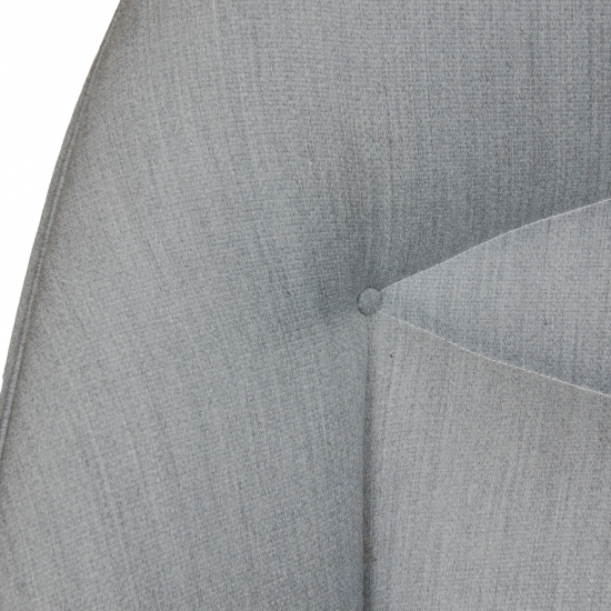 Hans Wegner Oculus chair in grey fabric