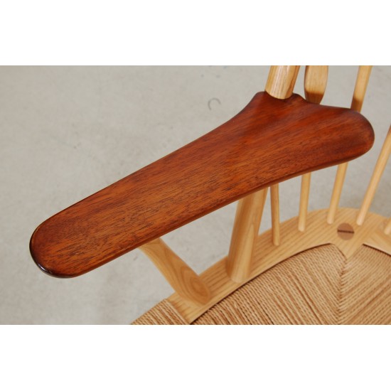 Hans Wegner Peacock chair of teak and ash