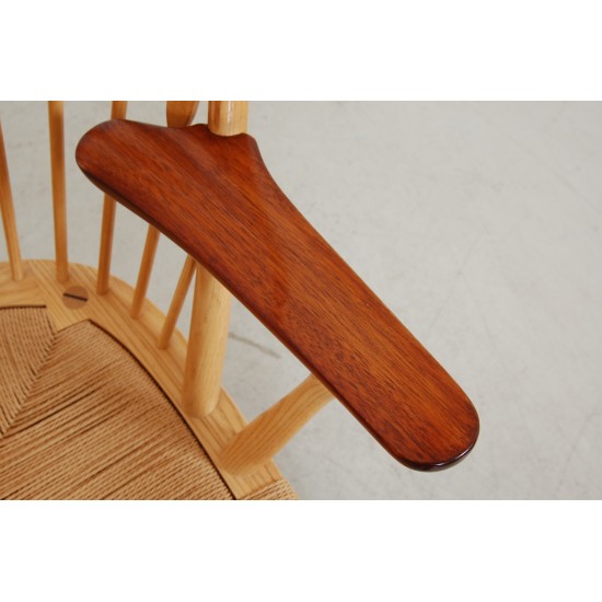 Hans Wegner Peacock chair of teak and ash