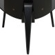 Hans Wegner black Shell chair in black leather