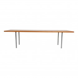 Hans J Wegner teak wood coffee table 186x62  Hans J Wegner teak wood coffee table 186x62