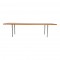 Hans J Wegner teak wood coffee table 186x62 