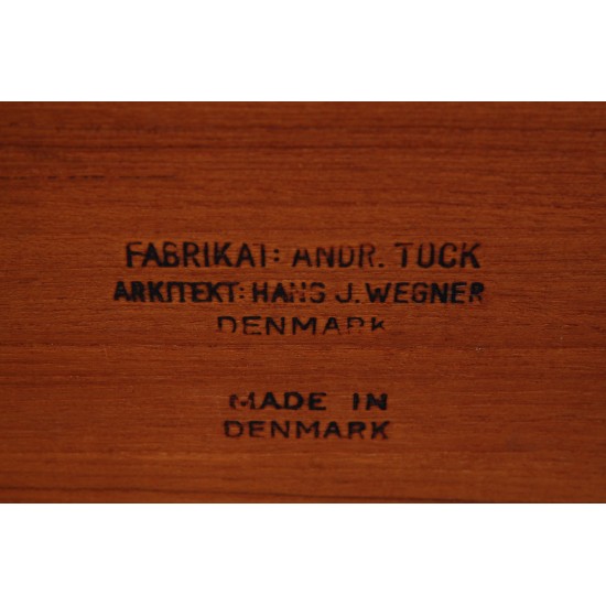 Hans J Wegner sofabord af teak træ 186x62 