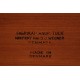 Hans J Wegner teak wood coffee table 186x62 
