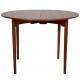 Hans Wegner game table of walnut