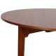 Hans Wegner game table of walnut