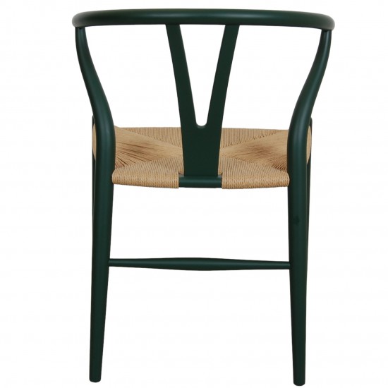 Hans Wegner green CH24 chair