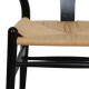 Hans Wegner CH24 wishbone chair black lacqure