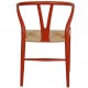 Hans Wegner orange CH24 stol