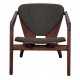 Hans Wegner Butterfly chair in smoked oak and grey Hallingdal fabric