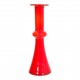 Holmegaard vase red H: 21.5 Cm