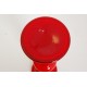 Holmegaard vase red H: 21.5 Cm