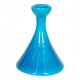 Holmegaard blue vase H: 16,5 Cm.