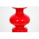 Holmegaard red Vase H: 23 Cm.